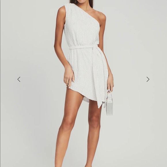 Retrofete Dresses & Skirts - Retrofete Ella sequin white dress